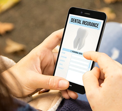 Smiling dental team members