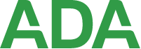 A D A logo