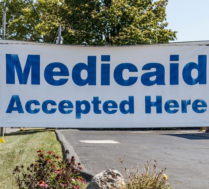 Medicaid Accepted sign